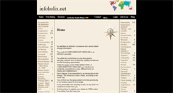 Desktop Screenshot of infoholix.net